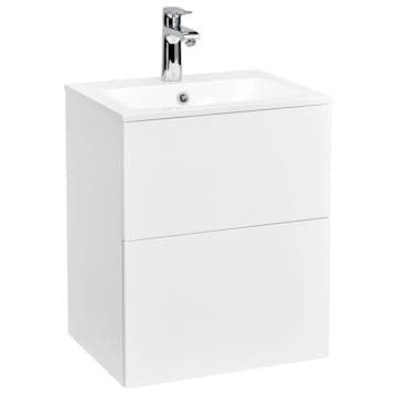 Tvättställsskåp Alterna Isella med Ariella Mineralkomposit Tvättställ