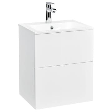 Tvättställsskåp Alterna Isella med Ariella Mineralkomposit Tvättställ