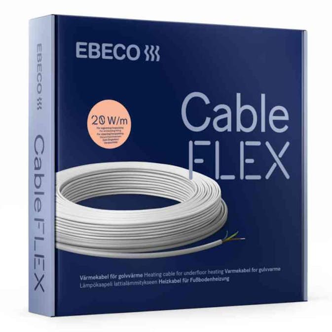 Golvvärmekabel Ebeco Cableflex 20