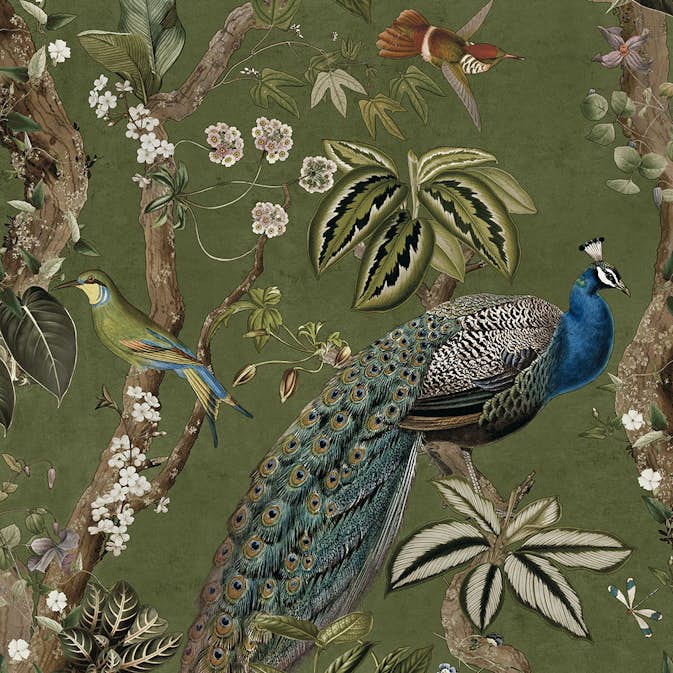 Tapet Holden Utopia II Cassia Green 91745