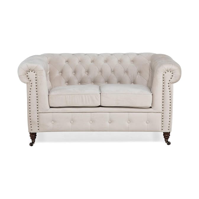 2-sitssoffa Manor House Chesterfield Deluxe Sammet