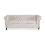 3-sitssoffa Manor House Chesterfield Deluxe Sammet