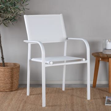 Trädgårdsstol Venture Home Santorini Stapelbar Utomhus