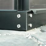 Stålsockel Vitavia 8,3 kvm 60 mm Svart