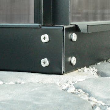 Stålsockel Vitavia 7,8 kvm 60 mm Svart