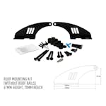 Fäste Lazer För Takmontering Bilar Utan Rails 67mm 930755