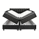 Kontinentalsäng Berg & Strand Sängpaket Royal 160x200 Svart med Förvaring