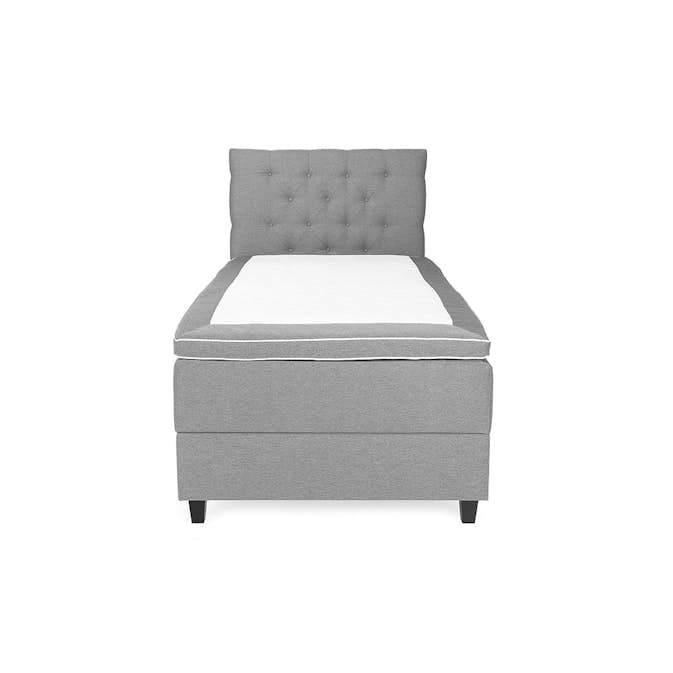 Kontinentalsäng Berg & Strand Sängpaket Royal 90x200 Ljusgrå med Förvaring