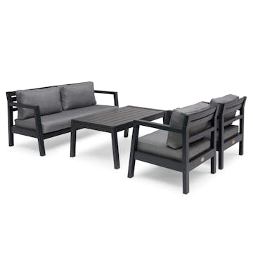 Loungegrupp Hillerstorp Stoltö med Furubord och Dynor