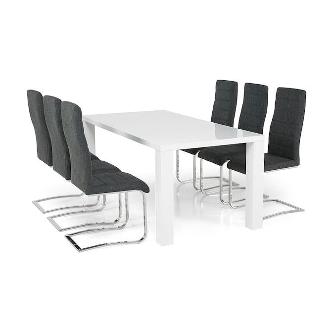 Matgrupp In Living Cibus med 6 Cibus Stolar