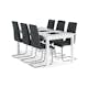 Matgrupp In Living Jasmin med 6 st Cibus Stolar