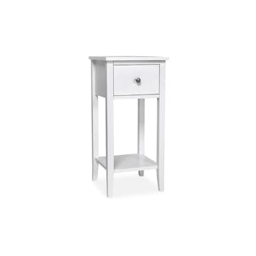 Sängbord In Living Magda 1-Låda vit