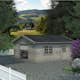Garage Palmako Roger med Garageport 29,2 m2