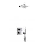 Takduschset Tapwell BOX8268 Square Classic Edition 2 för Inbyggnad