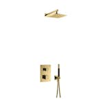 Takduschset Tapwell BOX8268 Square Classic Edition 2 för Inbyggnad