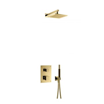 Takduschset Tapwell BOX8268 Square Classic Edition 2 för Inbyggnad