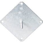 Fästplatta Jabo Fransk Skruv till Stolpar