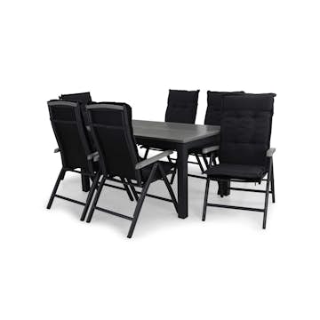 Matgrupp Utomhus Comfort Garden Monaco 152-210 Lyx 6 inkl. Dynor