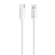 USB-C Champion till Lightning Kabel 1m Vit