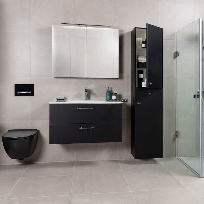 Klinker Ceramiche Keope Ikon Silver Grå 60x60 cm Matt