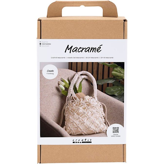 DIY-kit Creativ Company Makramé Väska