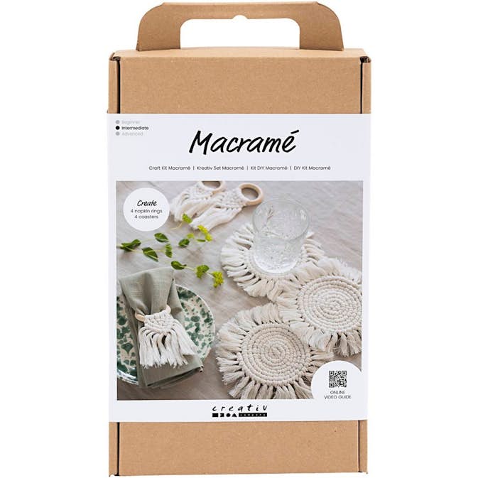 DIY-kit Creativ Company Makramé Bordsdekorationer