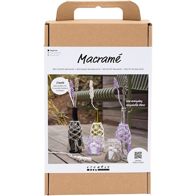 DIY-kit Creativ Company Makramé Glasdekoration