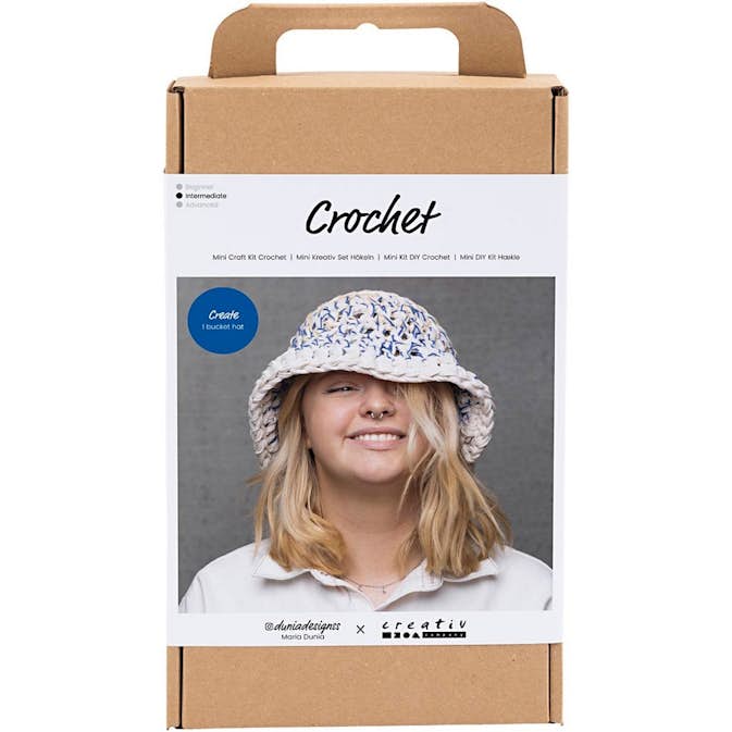 DIY-kit Creativ Company Virkning Grov Fiskarhatt
