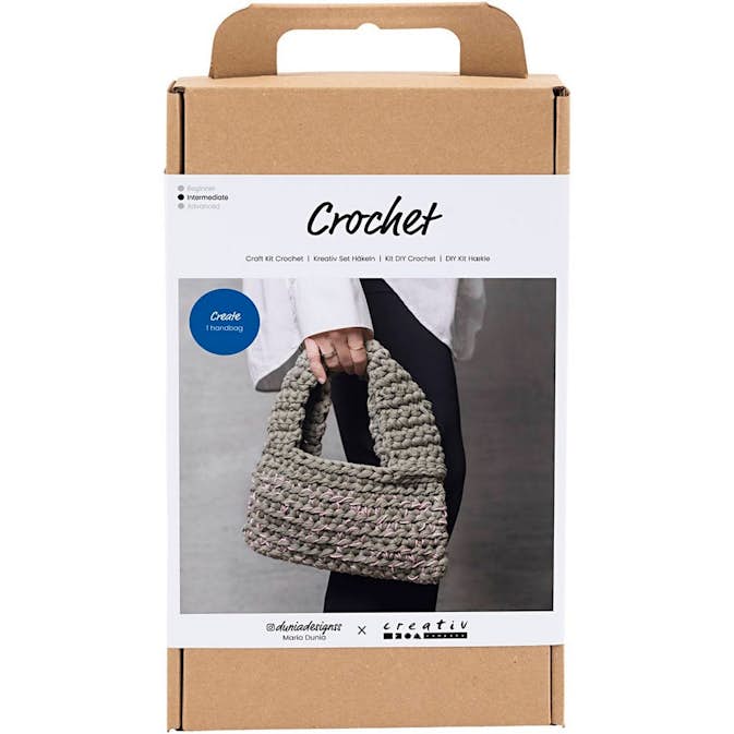 DIY-kit Creativ Company Virkning Kraftig Väska