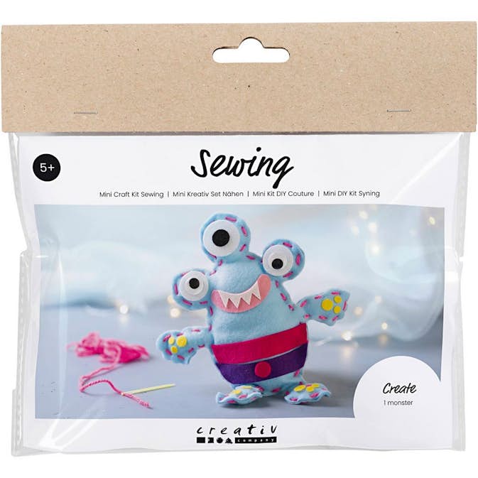 DIY-kit Creativ Company Sömnad Filtmonster