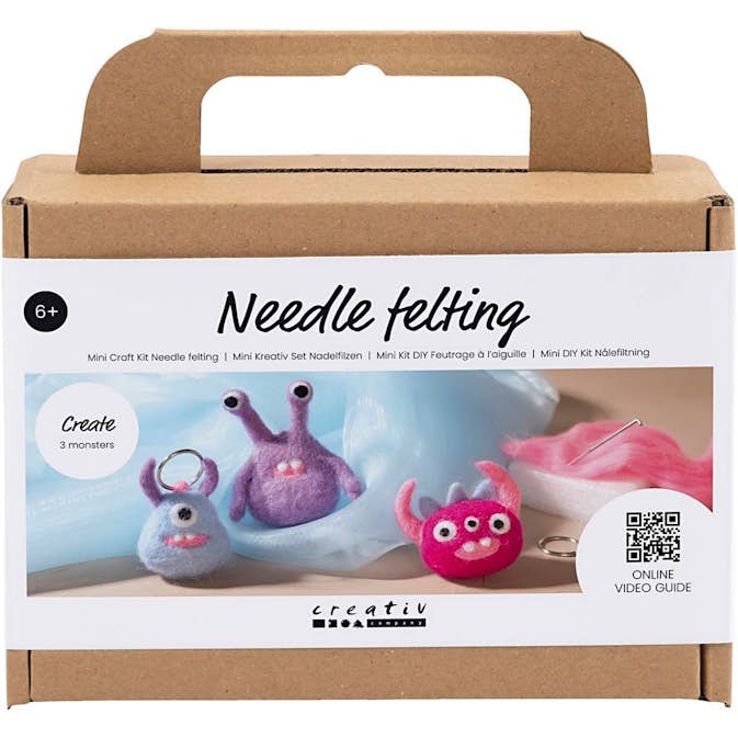 DIY-kit Creativ Company Nålfiltning Monster
