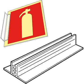 Skyltgrepp Systemtext För Vägg Och Tak