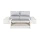 Loungegrupp Comfort Garden Bahamas 2-sits med Avslut och Bord med Hylla Utomhus