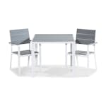 Matgrupp Utomhus Comfort Garden Tunis 90 med 2 StapelTrädgårdsstolar