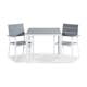Matgrupp Utomhus Comfort Garden Tunis 90 med 2 StapelTrädgårdsstolar