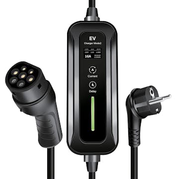 Laddare LogiLink Elbil Typ 2 230V 1-fas 16A 3,7 kW