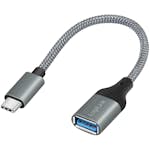 USB-C -hane till USB-A hona LogiLink OTG 15W 0,15 m