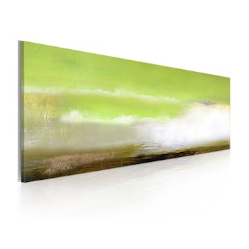 Handmålad Tavla Arkiio Sjöskum 100x40