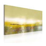 Handmålad Tavla Arkiio Mötande Vågen 120x60