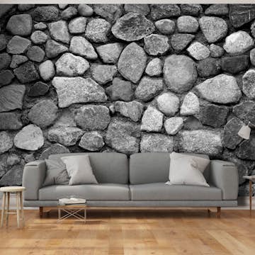 Fototapet Arkiio Självhäftande Grey Defence