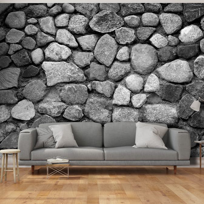 Fototapet Arkiio Självhäftande Grey Defence