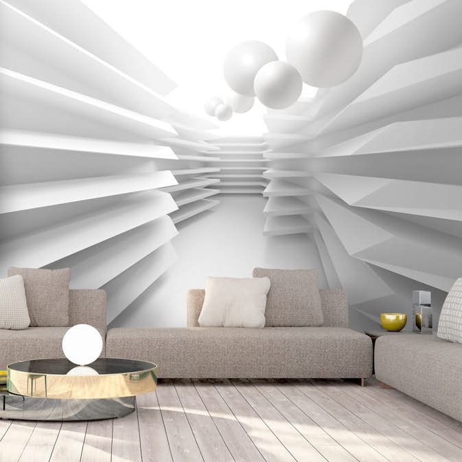 Fototapet Arkiio White Maze