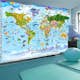 Fototapet Arkiio World Map For Kids
