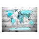 Fototapet Arkiio World Map: Blue Continents