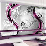 Fototapet Arkiio Självhäftande Art Flowers Pink 490x280 cm