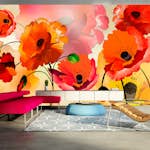 Fototapet XXL Arkiio Velvet poppies 500x280 cm