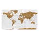 Fototapet XXL Arkiio World Map White Oceans II 500x280 cm