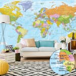 Fototapet Arkiio Självhäftande Orbis Terrarum II 490x280