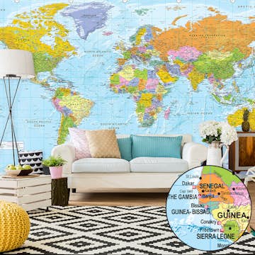 Fototapet Arkiio Självhäftande Orbis Terrarum II 490x280