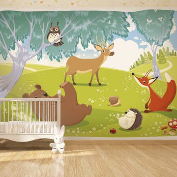 Fototapet Arkiio Funny Animals 450x315 cm